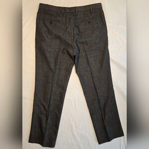 M&S COLLECTION LUXURY TAILORED FIT Pants 38x31 Black/Gray